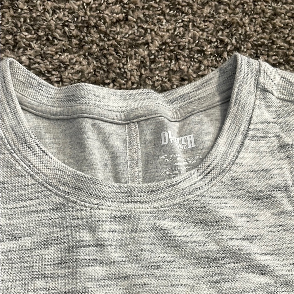 Duluth Trading Co Durable Light Gray Sweatshirt - Picture 7 of 9